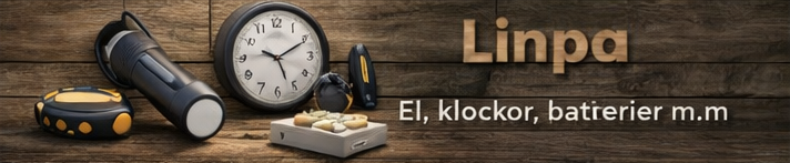 El, klockor, batterier m.m